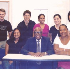 James Banks with Seminar Students at Teachers College, Columbia University, July 2010